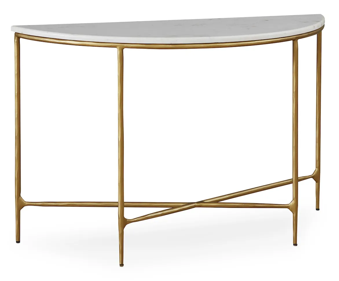 Bassett Furniture 6216-K698 Keswick Demilune Console Table Bassett Furniture 6216-K698 Keswick Demilune Console Table