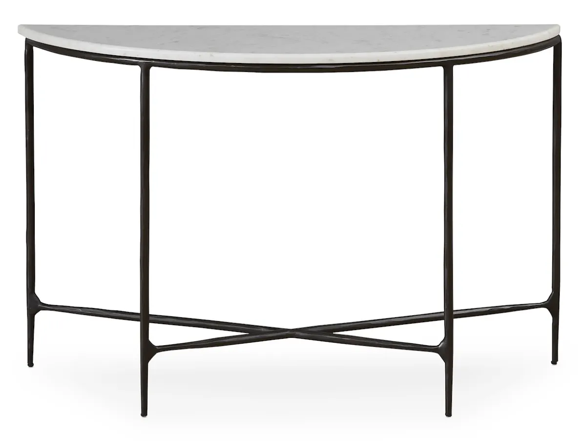 Bassett Furniture 6216-K698D Keswick Demilune Console Table Bassett Furniture 6216-K698D Keswick Demilune Console Table