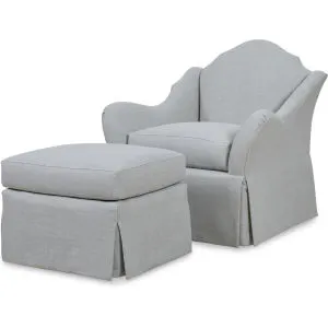 Wesley Hall BW2593-24 Leighton Ottoman
