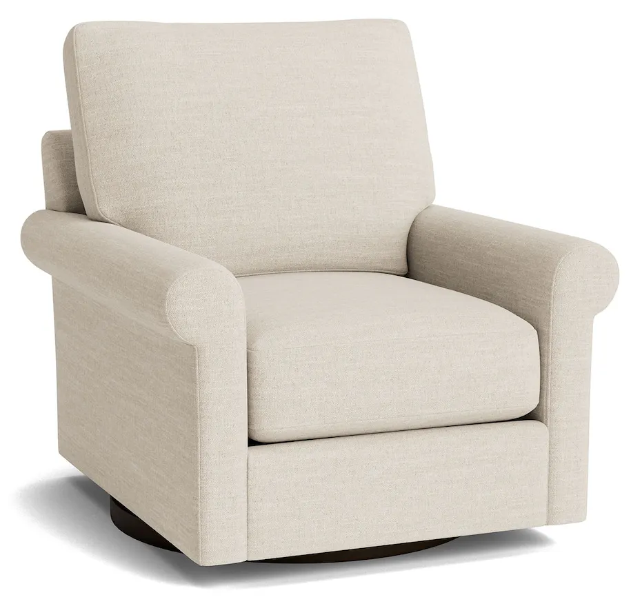 Bassett Furniture C100-05SF True Custom Sock Arm Swivel Chair Bassett Furniture C100-05SF True Custom Sock Arm Swivel Chair