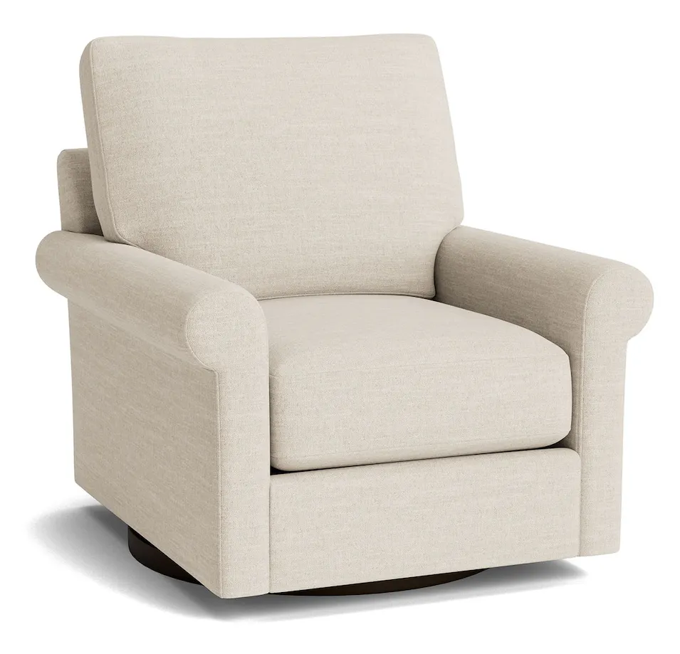 Bassett Furniture C100-05SF True Custom Sock Arm Swivel Chair Bassett Furniture C100-05SF True Custom Sock Arm Swivel Chair