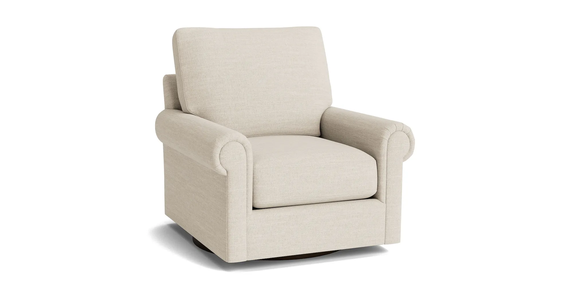 Bassett Furniture C300-05SF True Custom Panel Arm Swivel Chair