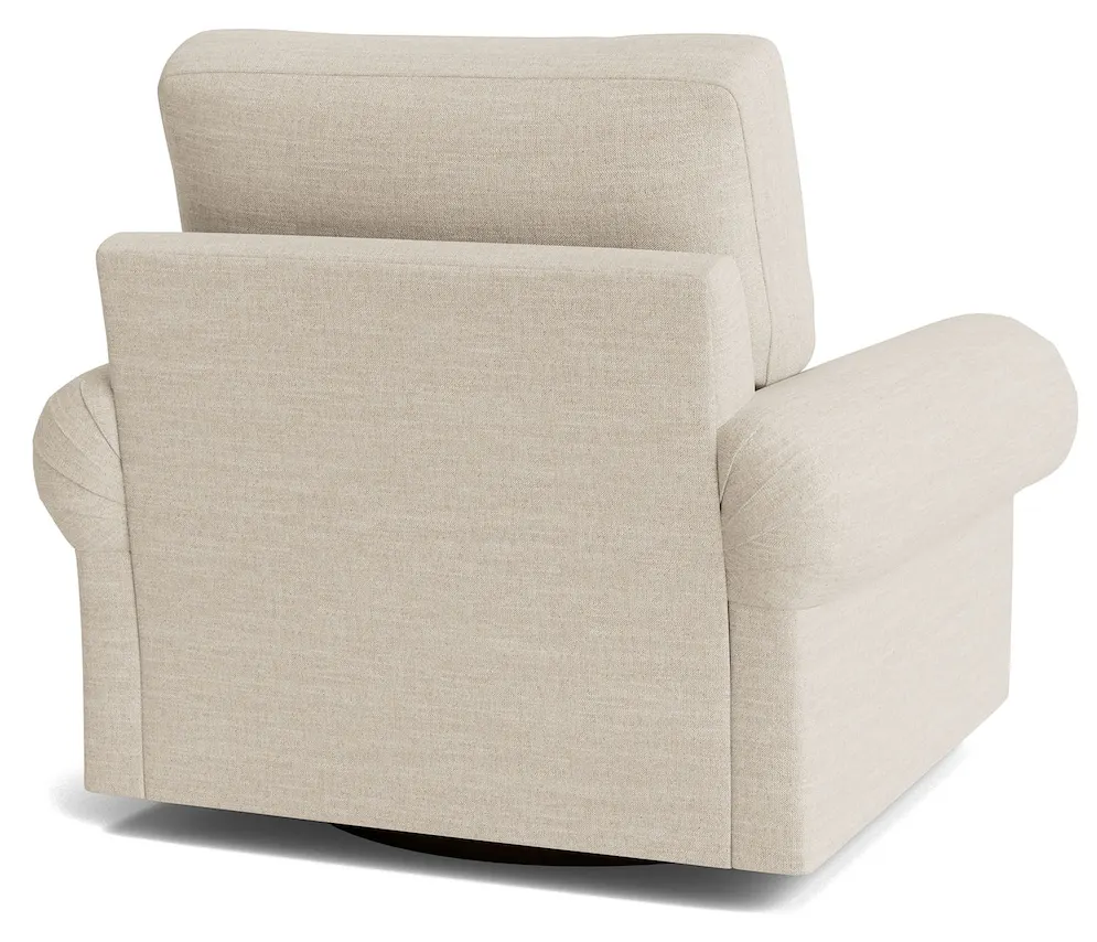Bassett Furniture C400-05SF True Custom Large Panel Arm Swivel Chair Bassett Furniture C400-05SF True Custom Large Panel Arm Swivel Chair