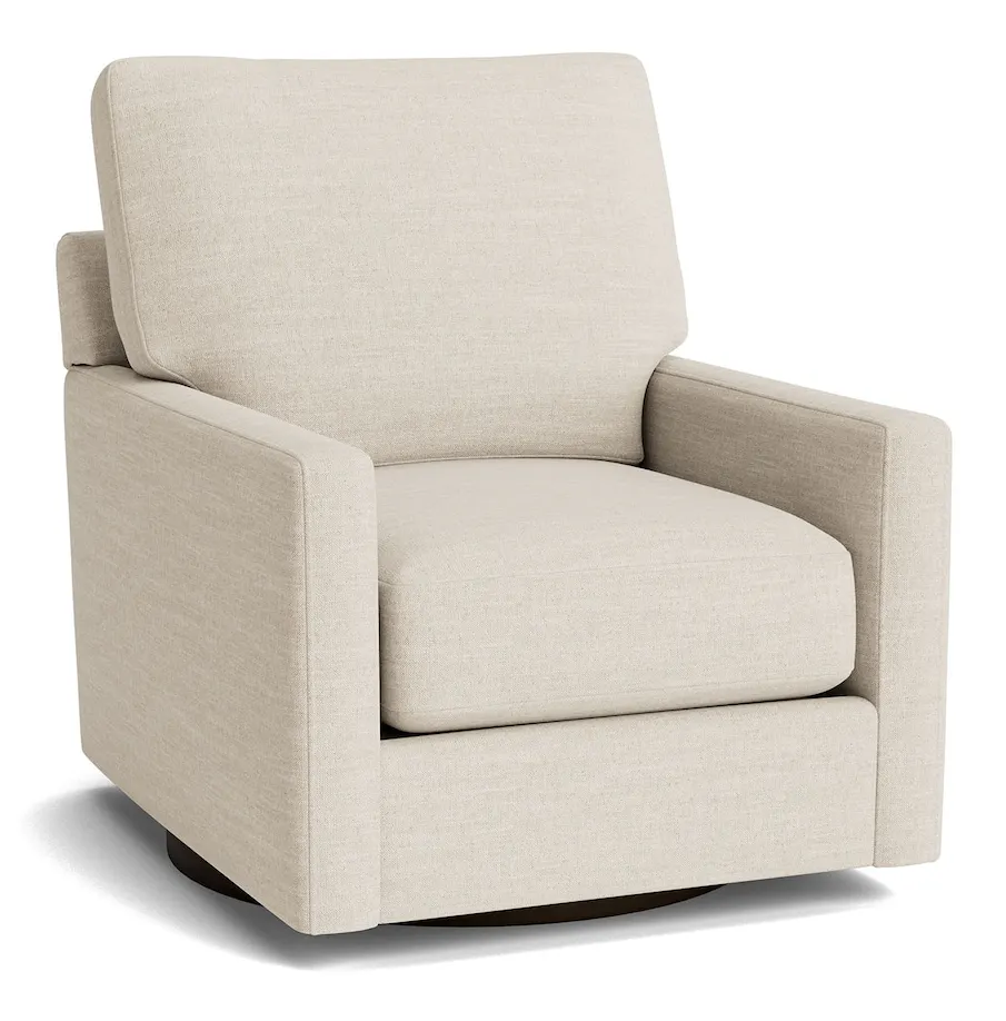 Bassett Furniture C500-05SF-27 True Custom Track Arm Swivel Chair Bassett Furniture C500-05SF-27 True Custom Track Arm Swivel Chair