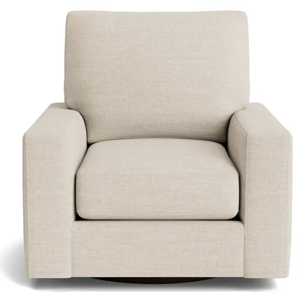 Bassett Furniture C600-05SF True Custom Large Track Arm Swivel Chair Bassett Furniture C600-05SF True Custom Large Track Arm Swivel Chair