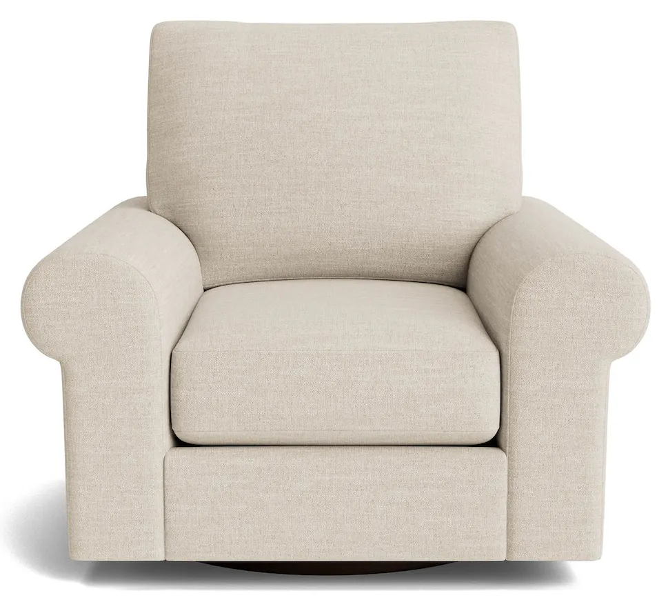 Bassett Furniture C200-05SF True Custom Large Sock Arm Swivel Chair Bassett Furniture C200-05SF True Custom Large Sock Arm Swivel Chair