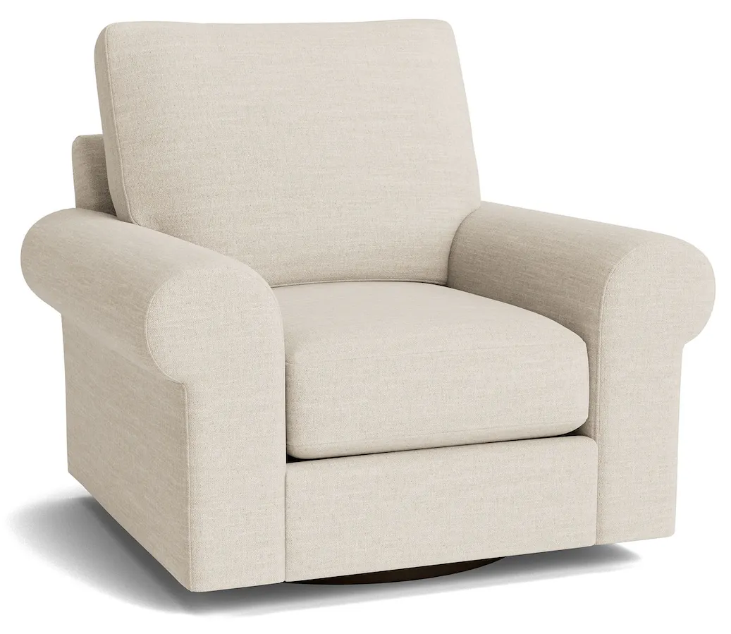 Bassett Furniture C200-05SF True Custom Large Sock Arm Swivel Chair Bassett Furniture C200-05SF True Custom Large Sock Arm Swivel Chair