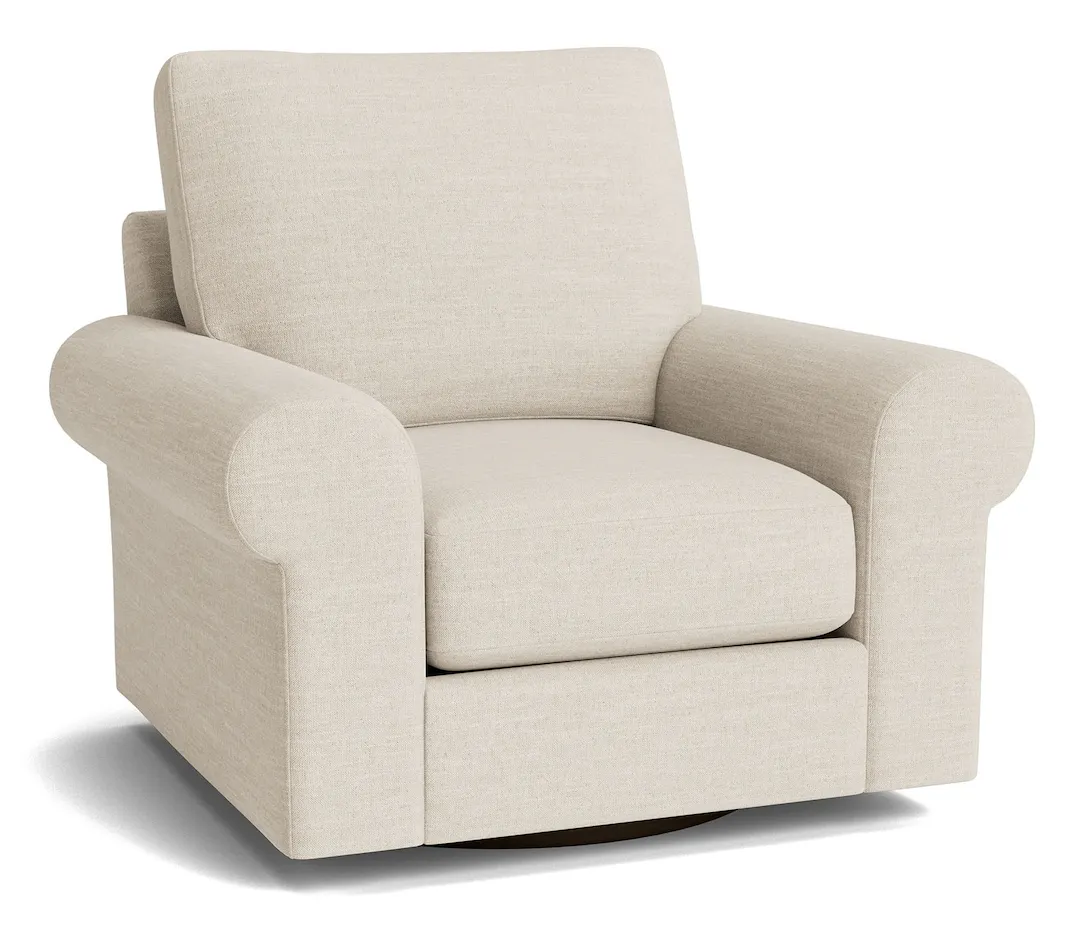 Bassett Furniture C200-05SF True Custom Large Sock Arm Swivel Chair Bassett Furniture C200-05SF True Custom Large Sock Arm Swivel Chair
