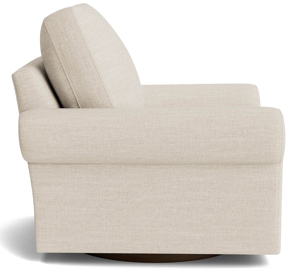 Bassett Furniture C200-05SF True Custom Large Sock Arm Swivel Chair Bassett Furniture C200-05SF True Custom Large Sock Arm Swivel Chair