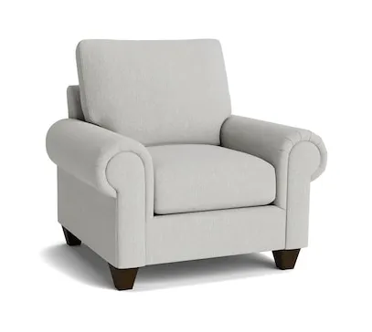 Bassett Furniture C400-12SF True Custom Large Panel Arm Accent Chair Bassett Furniture C400-12SF True Custom Large Panel Arm Accent Chair