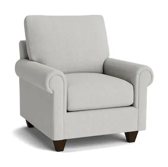Bassett Furniture C300-12SF True Custom Panel Arm Accent Chair Bassett Furniture C300-12SF True Custom Panel Arm Accent Chair