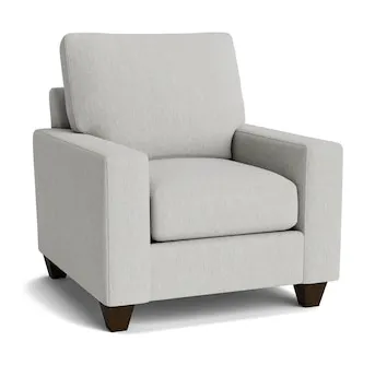 Bassett Furniture C600-12SF True Custom Large Track Arm Accent Chair Bassett Furniture C600-12SF True Custom Large Track Arm Accent Chair