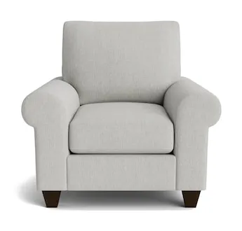 Bassett Furniture C200-12SF True Custom Large Sock Arm Accent Chair Bassett Furniture C200-12SF True Custom Large Sock Arm Accent Chair