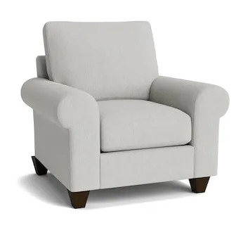 Bassett Furniture C200-12SF True Custom Large Sock Arm Accent Chair Bassett Furniture C200-12SF True Custom Large Sock Arm Accent Chair