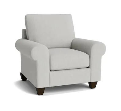 Bassett Furniture C200-12SF True Custom Large Sock Arm Accent Chair Bassett Furniture C200-12SF True Custom Large Sock Arm Accent Chair