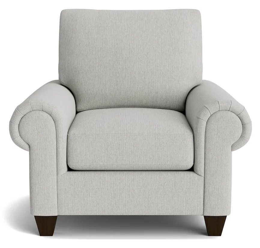 Bassett Furniture C400-12SF True Custom Large Panel Arm Accent Chair Bassett Furniture C400-12SF True Custom Large Panel Arm Accent Chair