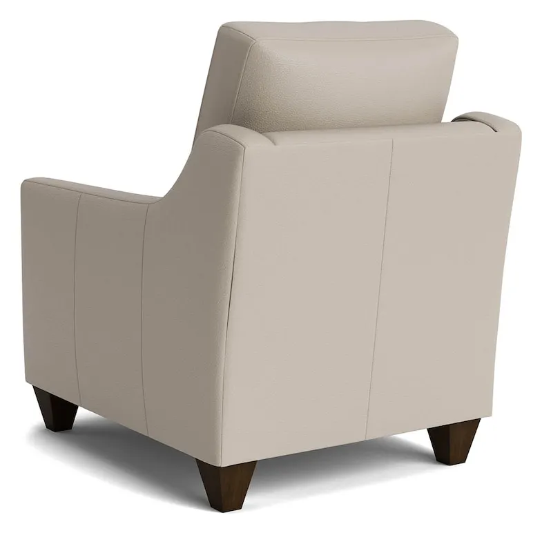 Bassett Furniture C900-12SFL True Custom Leather Slope Arm Accent Chair Bassett Furniture C900-12SFL True Custom Leather Slope Arm Accent Chair