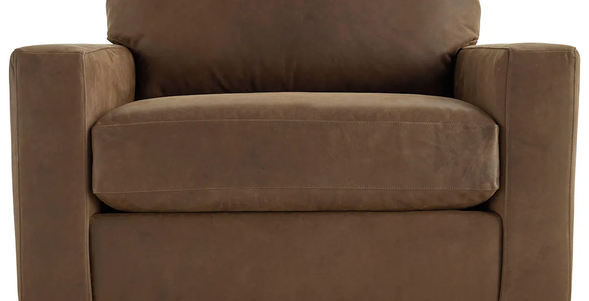 Bassett Furniture C654-18SFL True Custom Leather Track Arm Chair and a Half Bassett Furniture C654-18SFL True Custom Leather Track Arm Chair and a Half