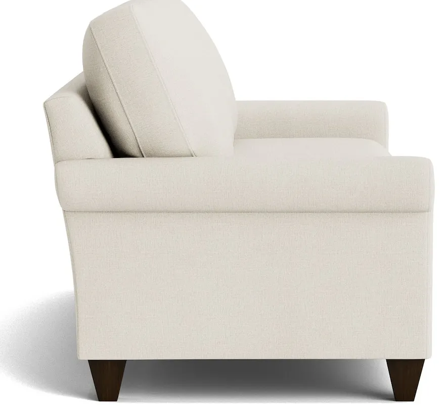 Bassett Furniture C100-72SF True Custom Roll Arm Sofa Bassett Furniture C100-72SF True Custom Roll Arm Sofa