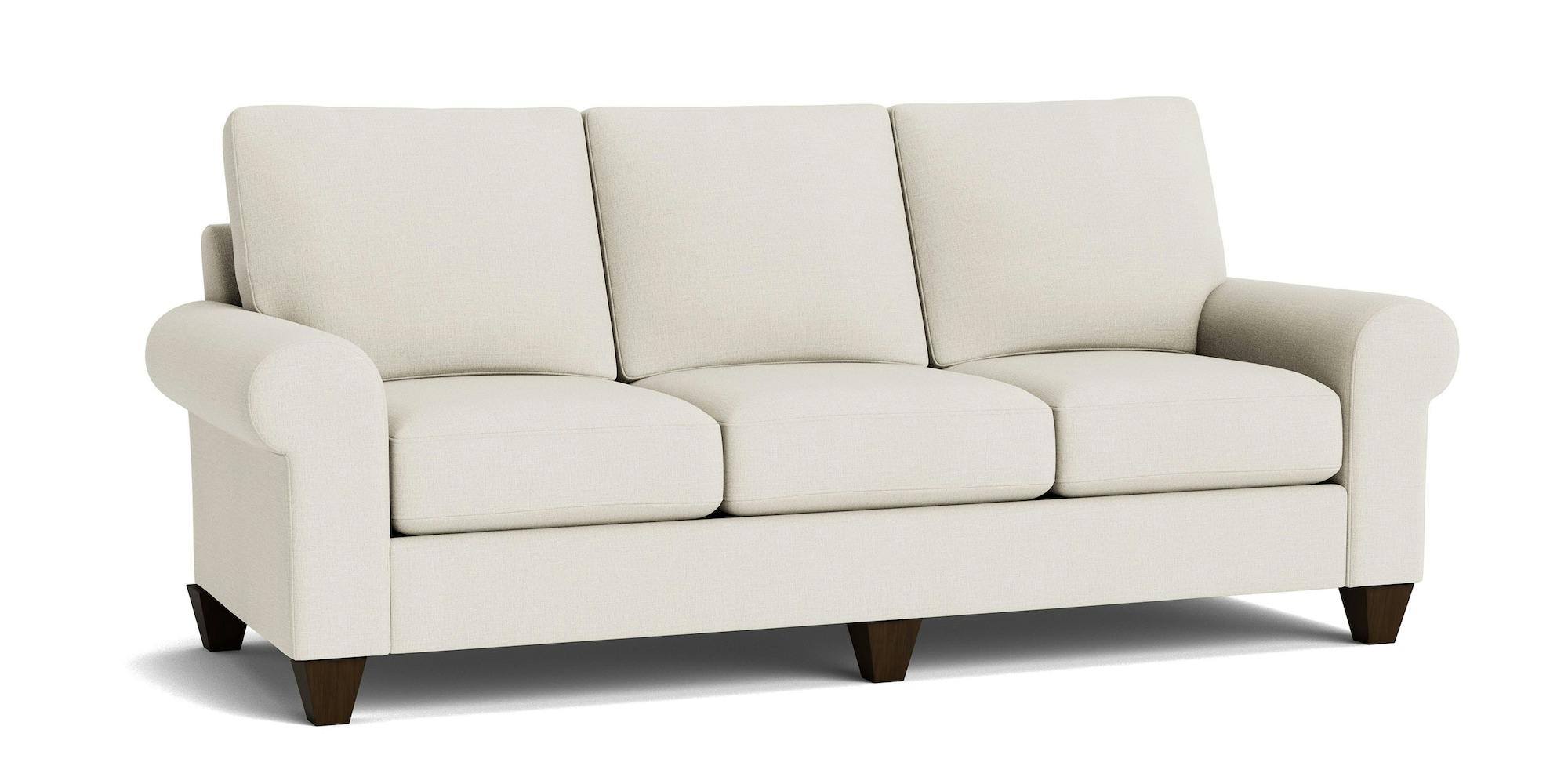 Bassett Furniture C200-72SF True Custom Large Sock Arm Sofa