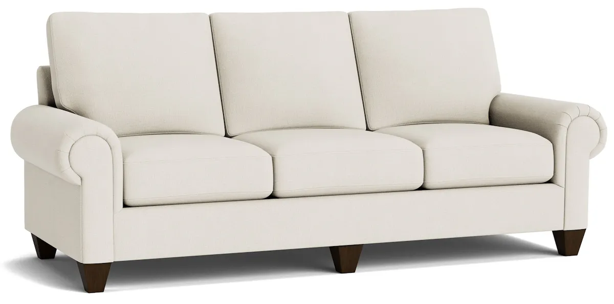 Bassett Furniture C400-72SF True Custom Large Panel Arm Sofa Bassett Furniture C400-72SF True Custom Large Panel Arm Sofa