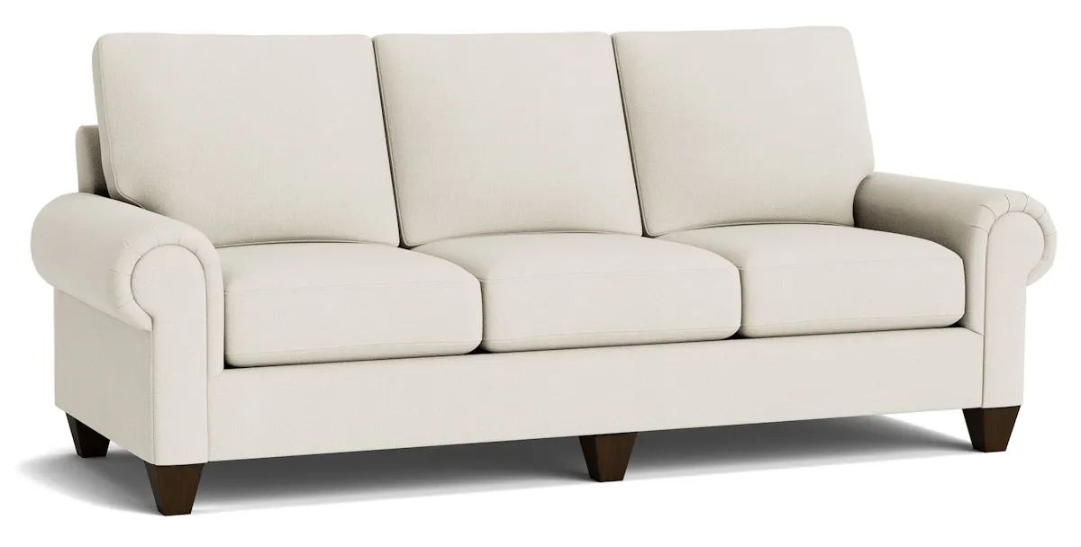 Bassett Furniture C400-72SF True Custom Large Panel Arm Sofa Bassett Furniture C400-72SF True Custom Large Panel Arm Sofa