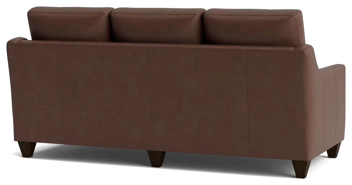 Bassett Furniture C900-72SFL True Custom Leather Slope Arm Sofa Bassett Furniture C900-72SFL True Custom Leather Slope Arm Sofa