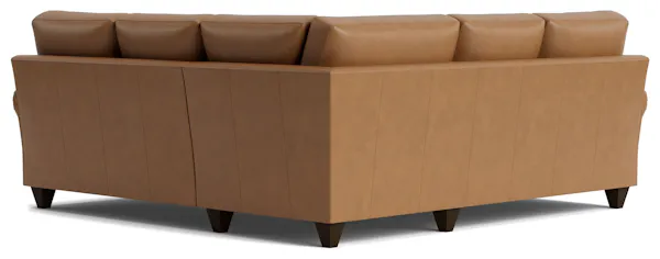 Bassett Furniture C300-L4161SFL True Custom Leather Panel Arm L-Shaped Sectional Bassett Furniture C300-L4161SFL True Custom Leather Panel Arm L-Shaped Sectional