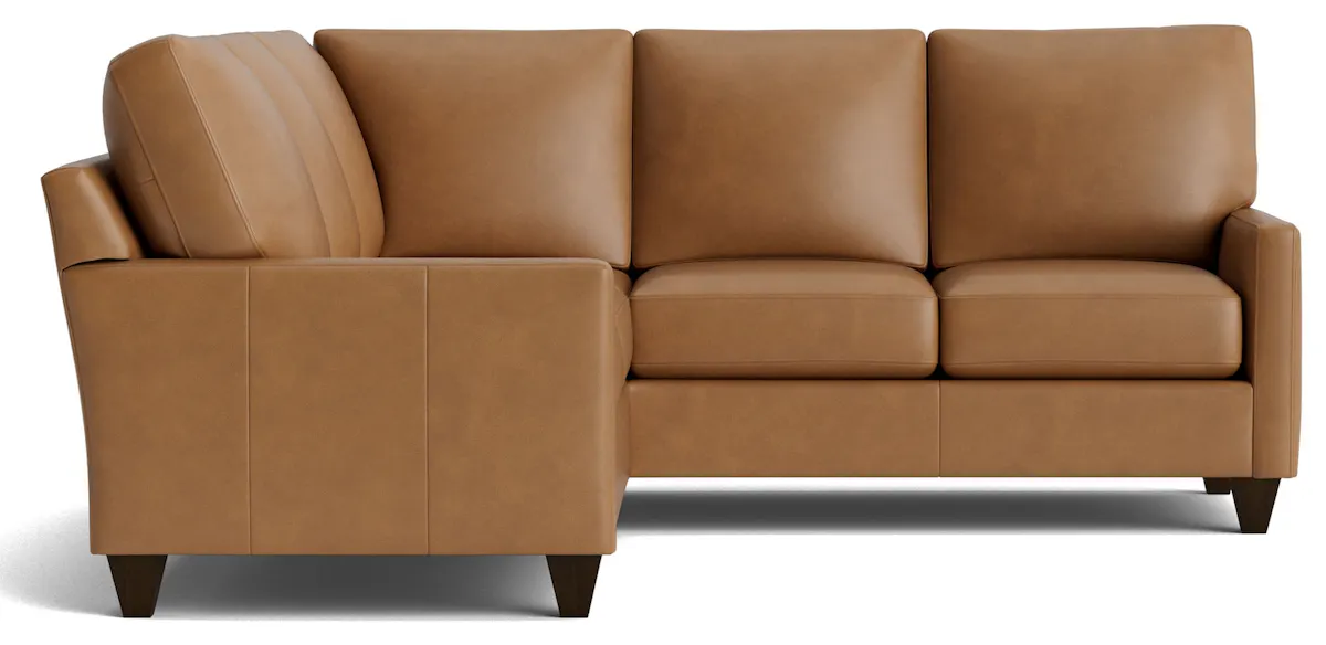 Bassett Furniture C500-L4161SFL True Custom Leather Track Arm L-Shaped Sectional Bassett Furniture C500-L4161SFL True Custom Leather Track Arm L-Shaped Sectional