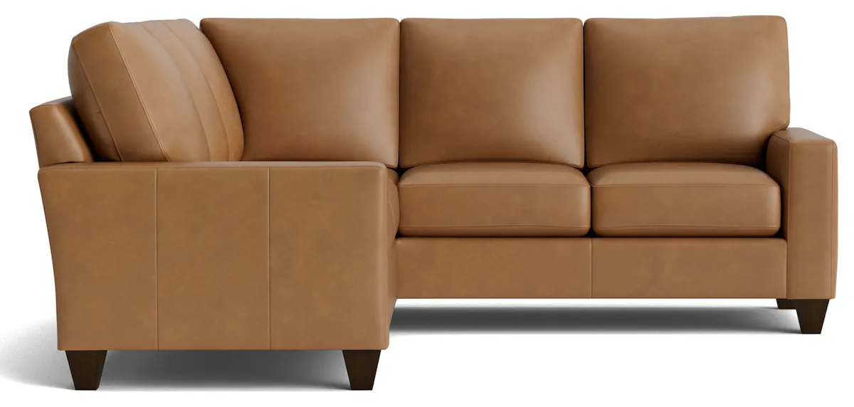 Bassett Furniture C600-L4161SFL True Custom Leather Track Arm L-Shaped Sectional Bassett Furniture C600-L4161SFL True Custom Leather Track Arm L-Shaped Sectional