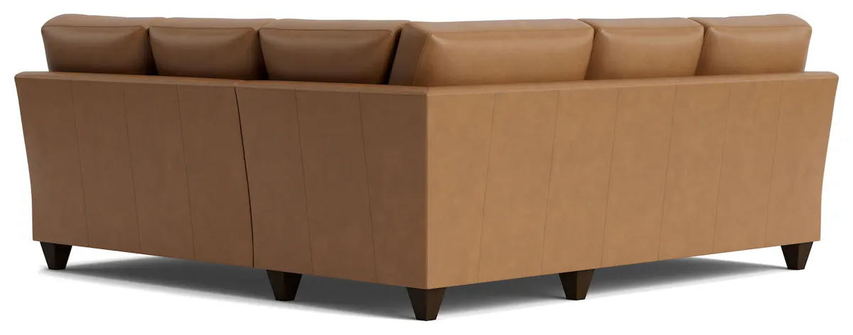 Bassett Furniture C500-L4161SFL True Custom Leather Track Arm L-Shaped Sectional Bassett Furniture C500-L4161SFL True Custom Leather Track Arm L-Shaped Sectional
