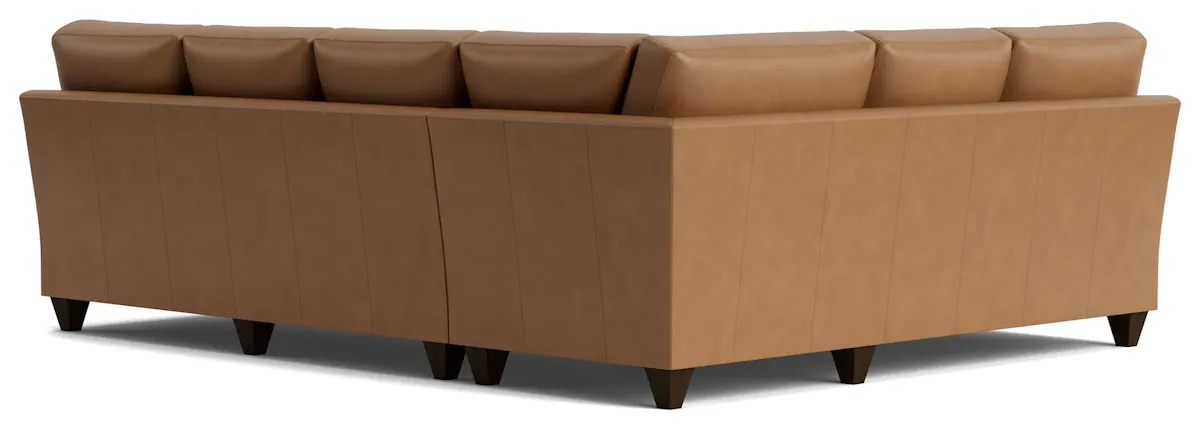 Bassett Furniture C500-L6661SFL True Custom Leather Track Arm L-Shaped Sectional Bassett Furniture C500-L6661SFL True Custom Leather Track Arm L-Shaped Sectional