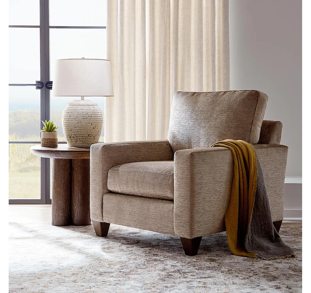 Bassett Furniture C500-12SF True Custom Track Arm Accent Chair Bassett Furniture C500-12SF True Custom Track Arm Accent Chair
