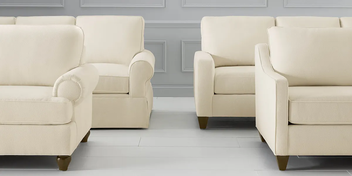 Bassett Furniture C200-72SF True Custom Large Sock Arm Sofa Bassett Furniture C200-72SF True Custom Large Sock Arm Sofa