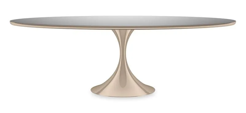 Caracole Furniture CLA-424-208A Semper 96 Oval Table