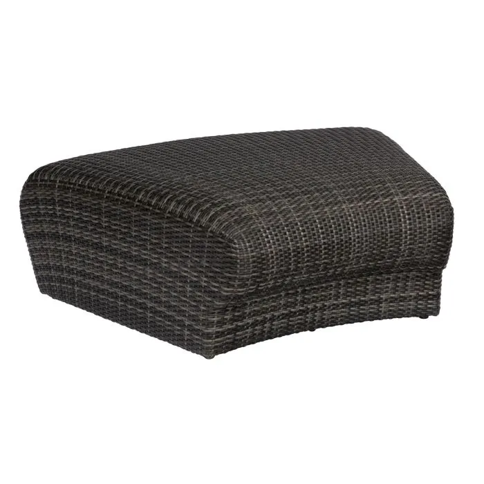 Woodard S504085 Genie Curved Backless Bench/Ottoman