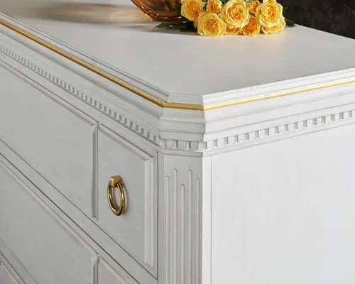 Modern History MH1149F01 Covington Three Drawer Bedside Chest Modern History MH1149F01 Covington Three Drawer Bedside Chest