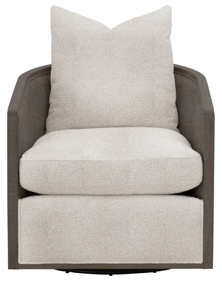Essentials For Living 6643.LGJUT/MBO McGuire Swivel Club Chair Essentials For Living 6643.LGJUT/MBO McGuire Swivel Club Chair