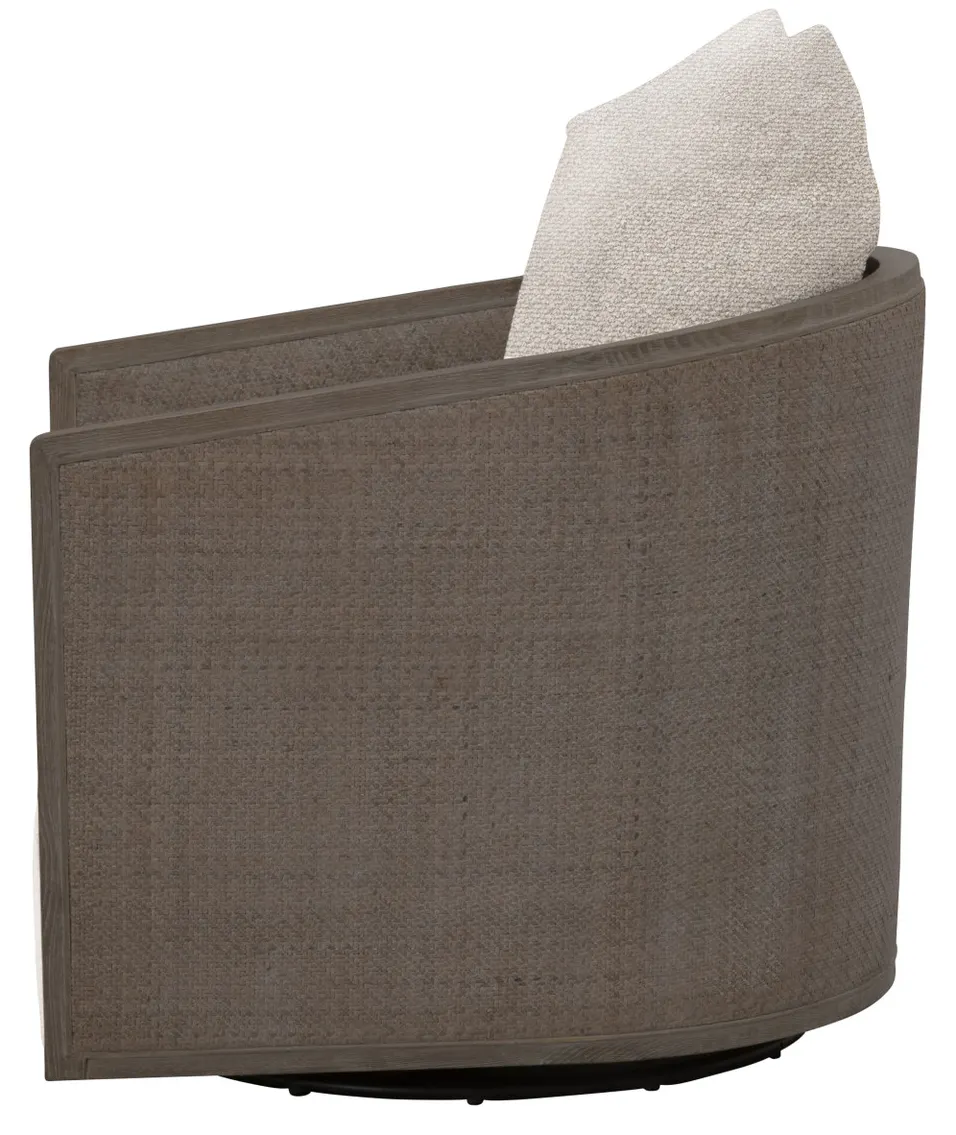 Essentials For Living 6643.LGJUT/MBO McGuire Swivel Club Chair Essentials For Living 6643.LGJUT/MBO McGuire Swivel Club Chair