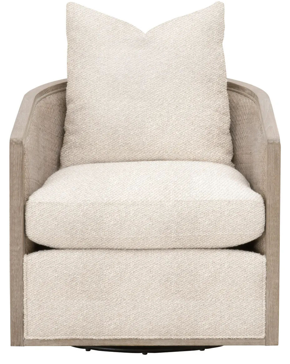 Essentials For Living 6643.LGLIN/NG McGuire Swivel Club Chair Essentials For Living 6643.LGLIN/NG McGuire Swivel Club Chair