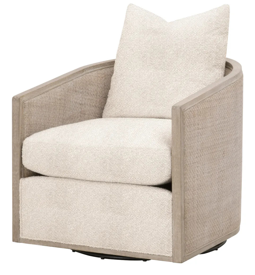 Essentials For Living 6643.LGLIN/NG McGuire Swivel Club Chair Essentials For Living 6643.LGLIN/NG McGuire Swivel Club Chair