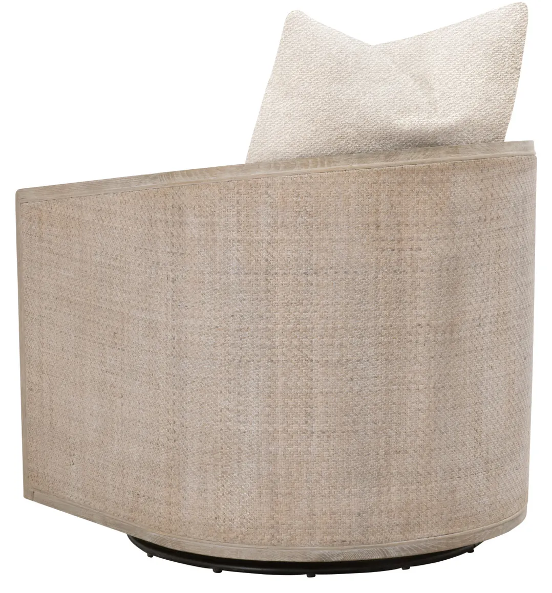 Essentials For Living 6643.LGLIN/NG McGuire Swivel Club Chair Essentials For Living 6643.LGLIN/NG McGuire Swivel Club Chair
