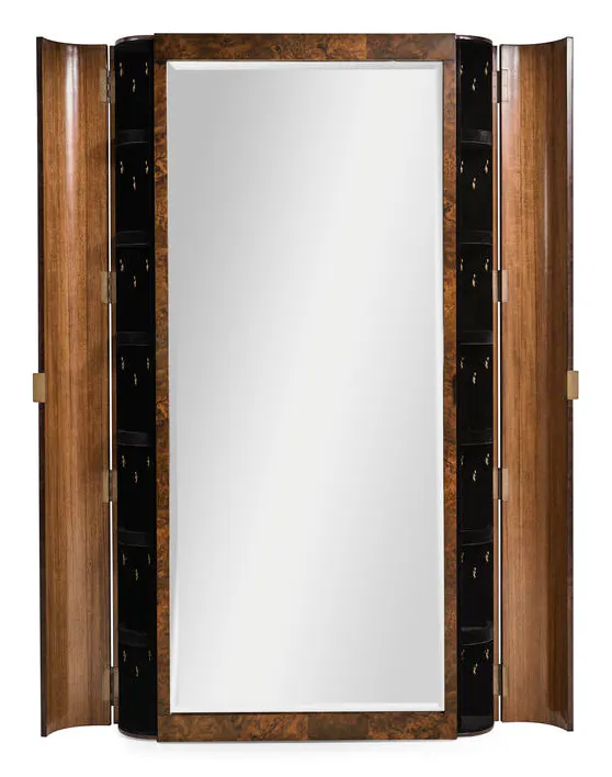 Jonathan Charles 007-1-310-WBL Jacques Leaning Storage Mirror Jonathan Charles 007-1-310-WBL Jacques Leaning Storage Mirror