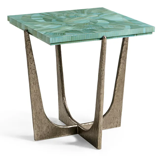 Jonathan Charles 001-3-BN0-BLS Seaglass End Table Jonathan Charles 001-3-BN0-BLS Seaglass End Table