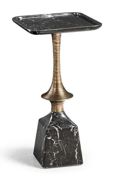 Jonathan Charles 009-3-DQ0-BMA Stone Harbor Martini Table - Black Jonathan Charles 009-3-DQ0-BMA Stone Harbor Martini Table - Black