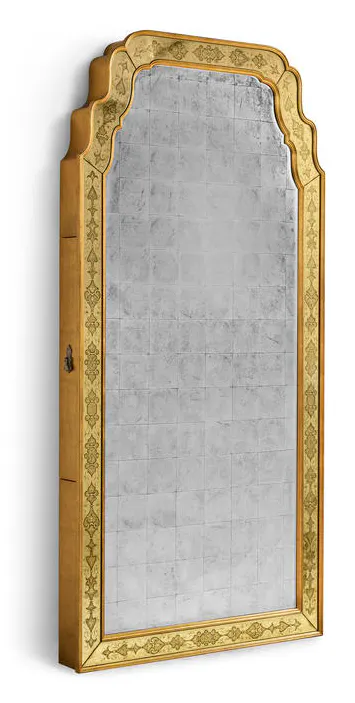 Jonathan Charles 007-3-310-EGL Adeline Gilded Floor Mirror Jonathan Charles 007-3-310-EGL Adeline Gilded Floor Mirror