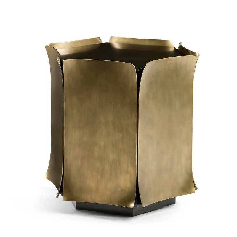 Jonathan Charles 007-3-AN0-SBR Hammersmith End Table