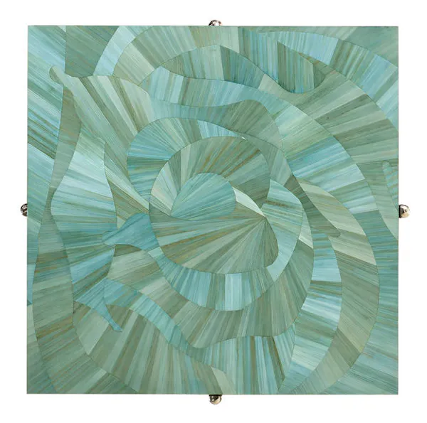 Jonathan Charles 001-3-BN0-BLS Seaglass End Table Jonathan Charles 001-3-BN0-BLS Seaglass End Table