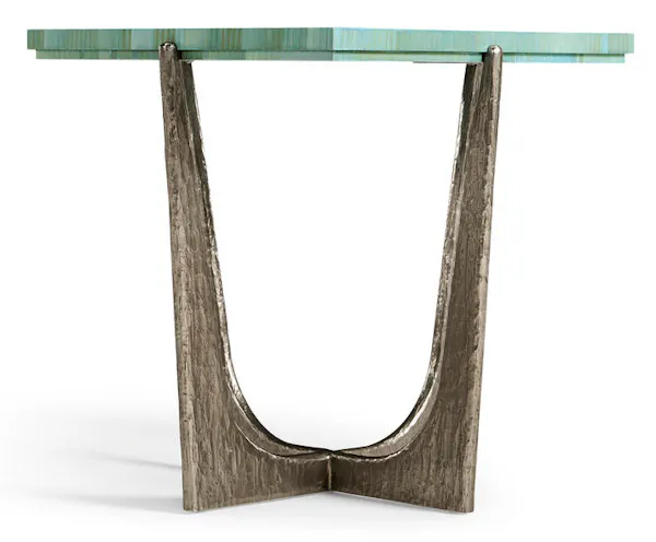 Jonathan Charles 001-3-BN0-BLS Seaglass End Table Jonathan Charles 001-3-BN0-BLS Seaglass End Table