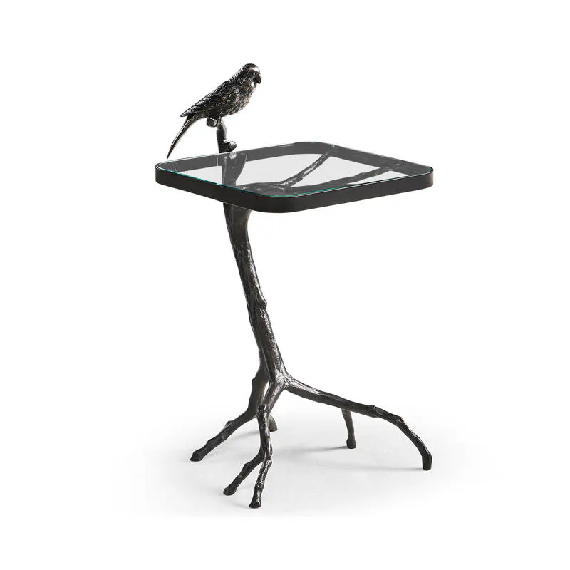 Jonathan Charles 009-3-DQ2-BRO Mendenhall Accent Table